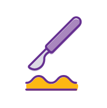 Scalpel icon, Tumor Sample If Needed, Harmony Head to Head Study, advanced melanoma, skin cancer